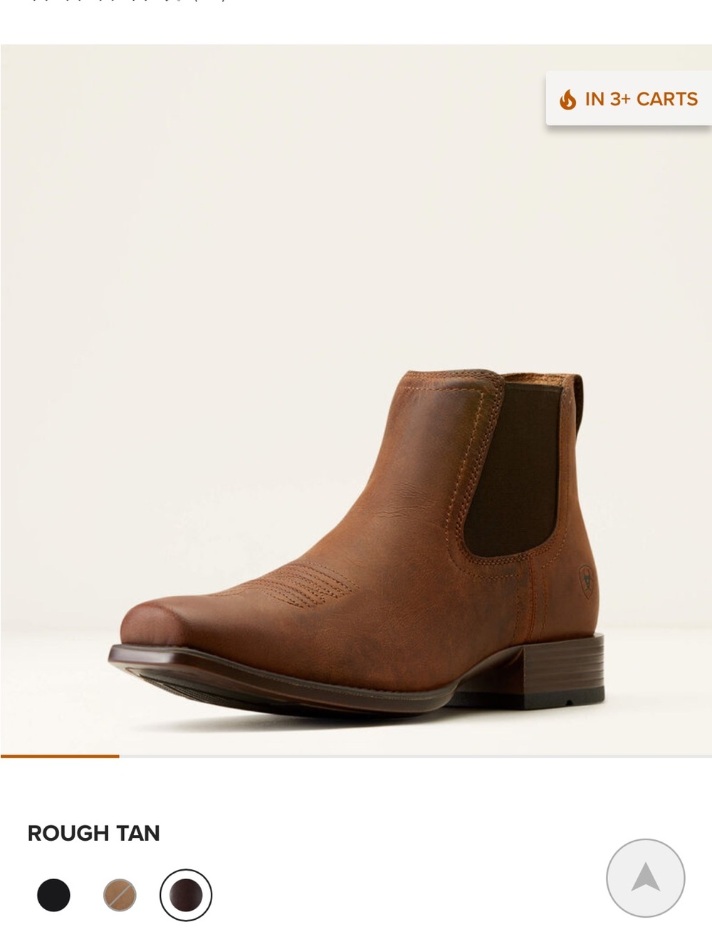 Ariat Booker Ultra Square Toe Western Boot